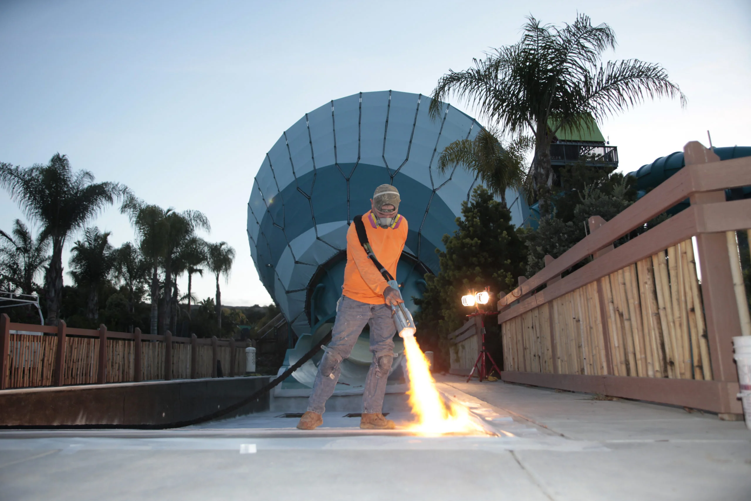 EcoFinish application by SC Pool Resurfacing in Charleston SC.